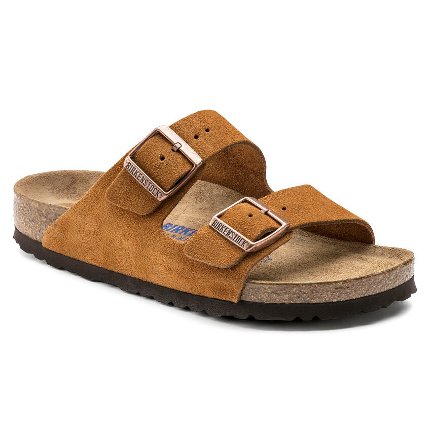 Arizona Soft Footbed Nubuck/Suede Leather - Mink