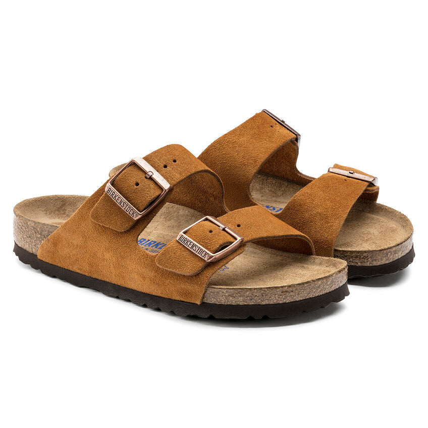 Arizona Soft Footbed Nubuck/Suede Leather - Mink