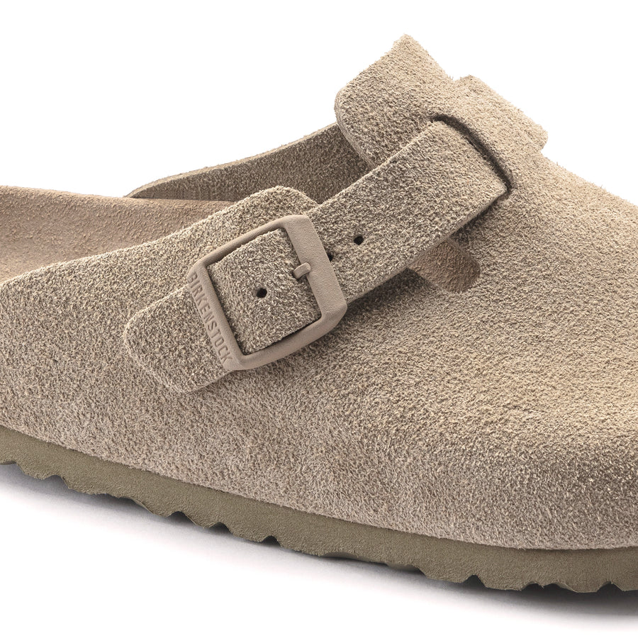 Boston Suede Leather - Faded Khaki