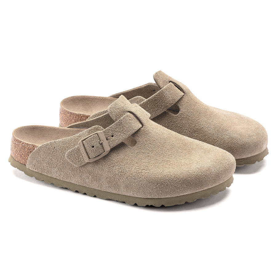 Boston Suede Leather - Faded Khaki