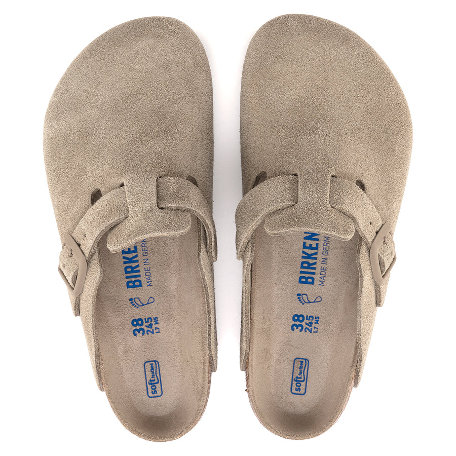 Boston Suede Leather - Faded Khaki