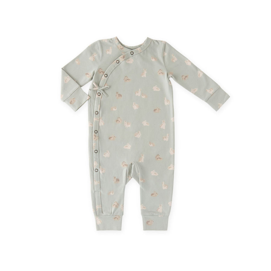 The Littles Kimono Romper - Hoppy Bunny