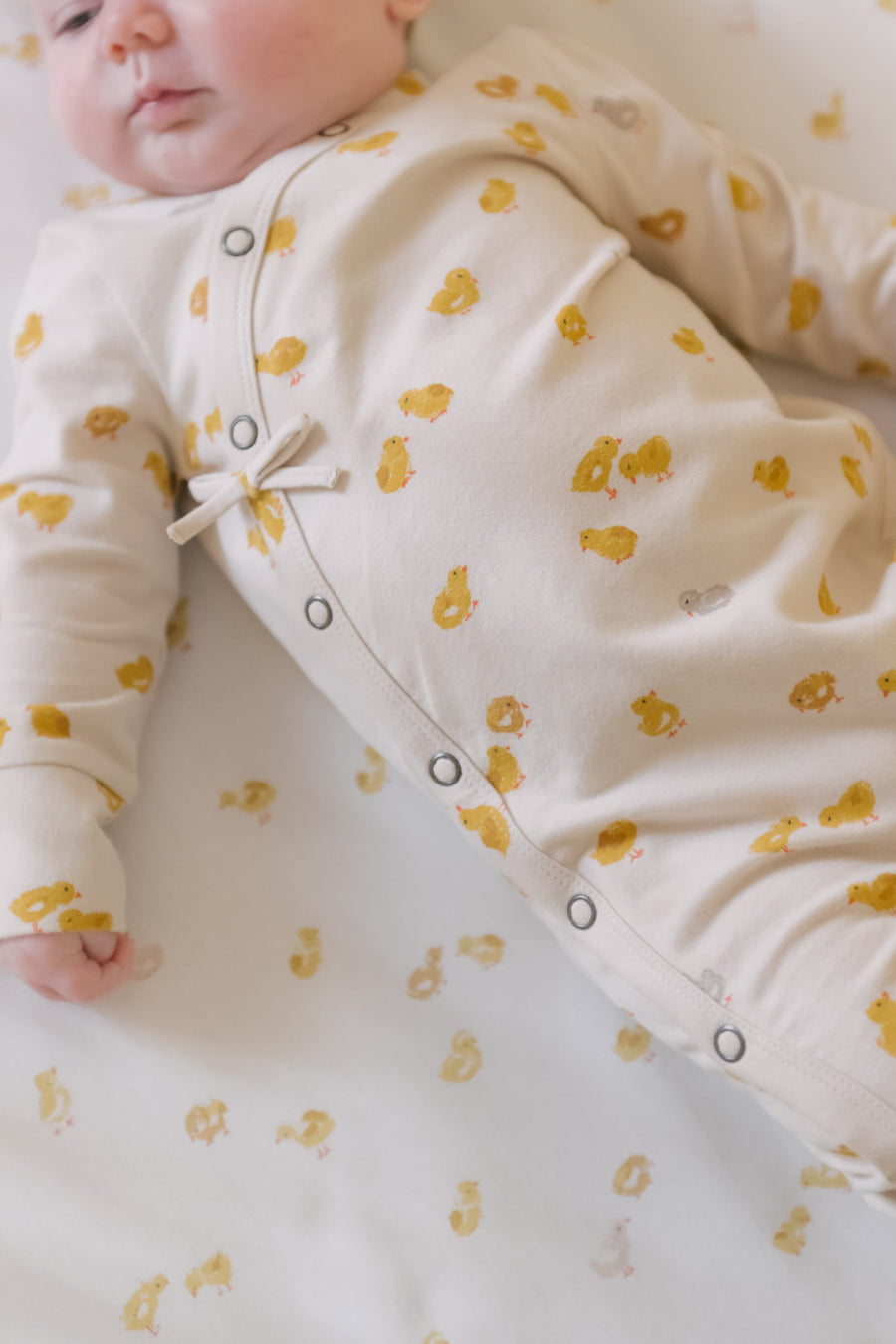 The Littles Kimono Romper - Cheerful Chick