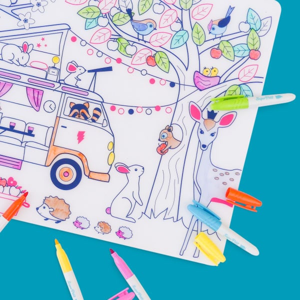 Boîte de 10 feutres effaçables sur silicone