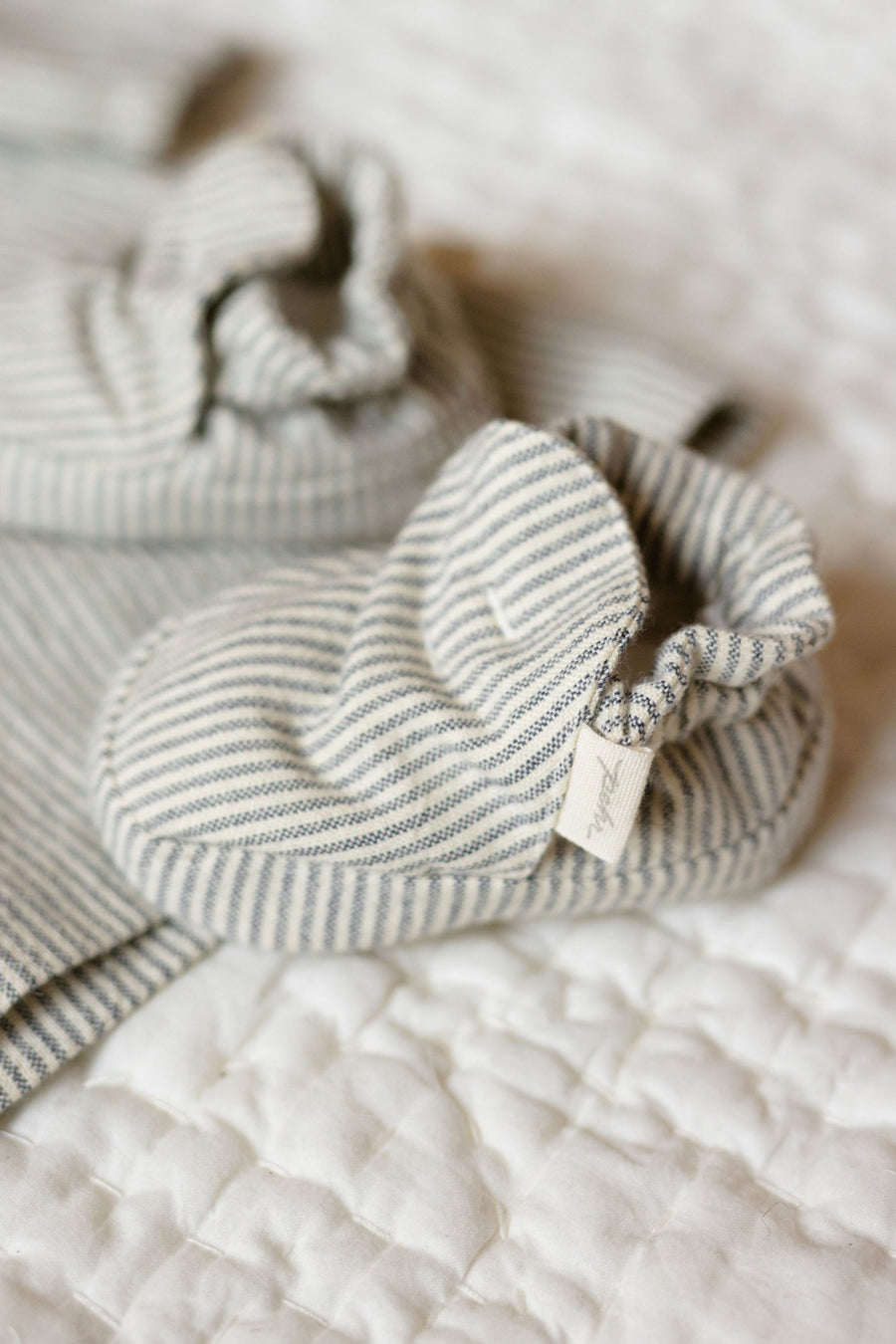 Baby Bootie - Railroad Stripe