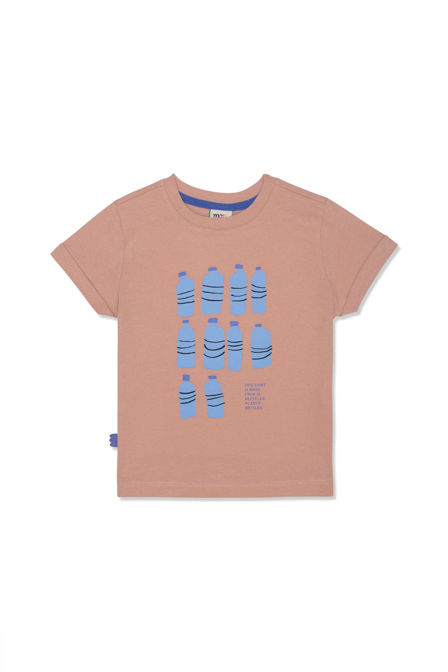 Ten Bottle Kid Tshirt Misty Rose/ Della Blue