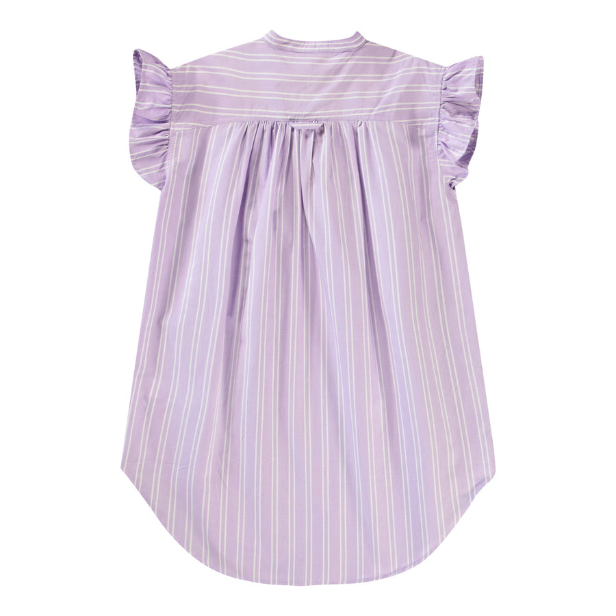 Dress Cortny Purple Rail Stripe