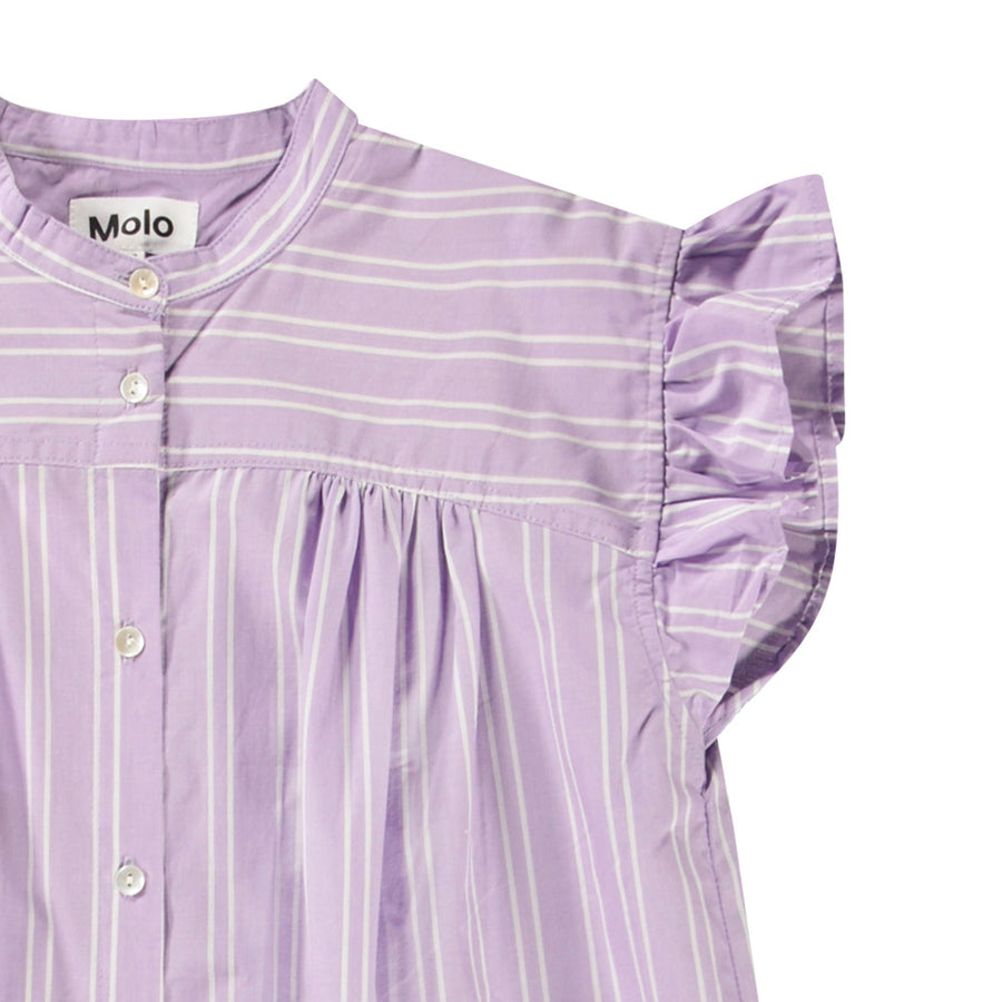 Dress Cortny Purple Rail Stripe