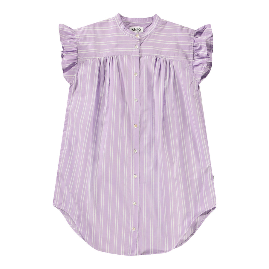 Dress Cortny Purple Rail Stripe