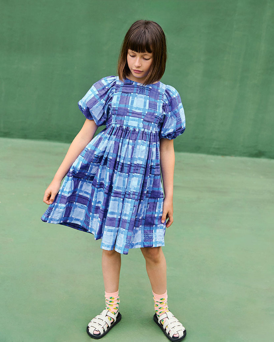 Dress Calyita Blue Checks