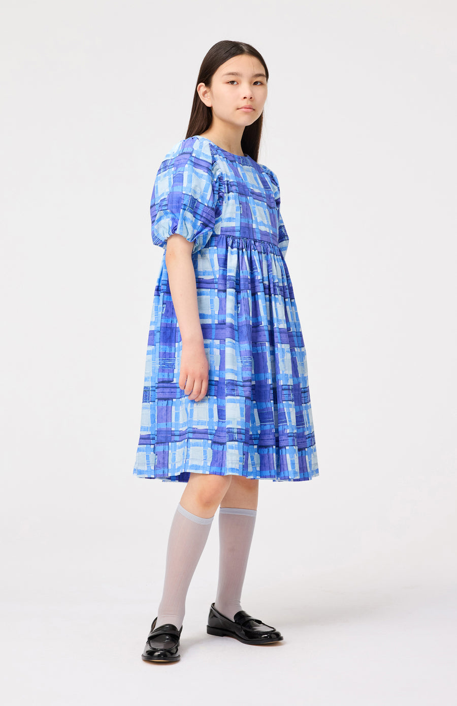 Dress Calyita Blue Checks