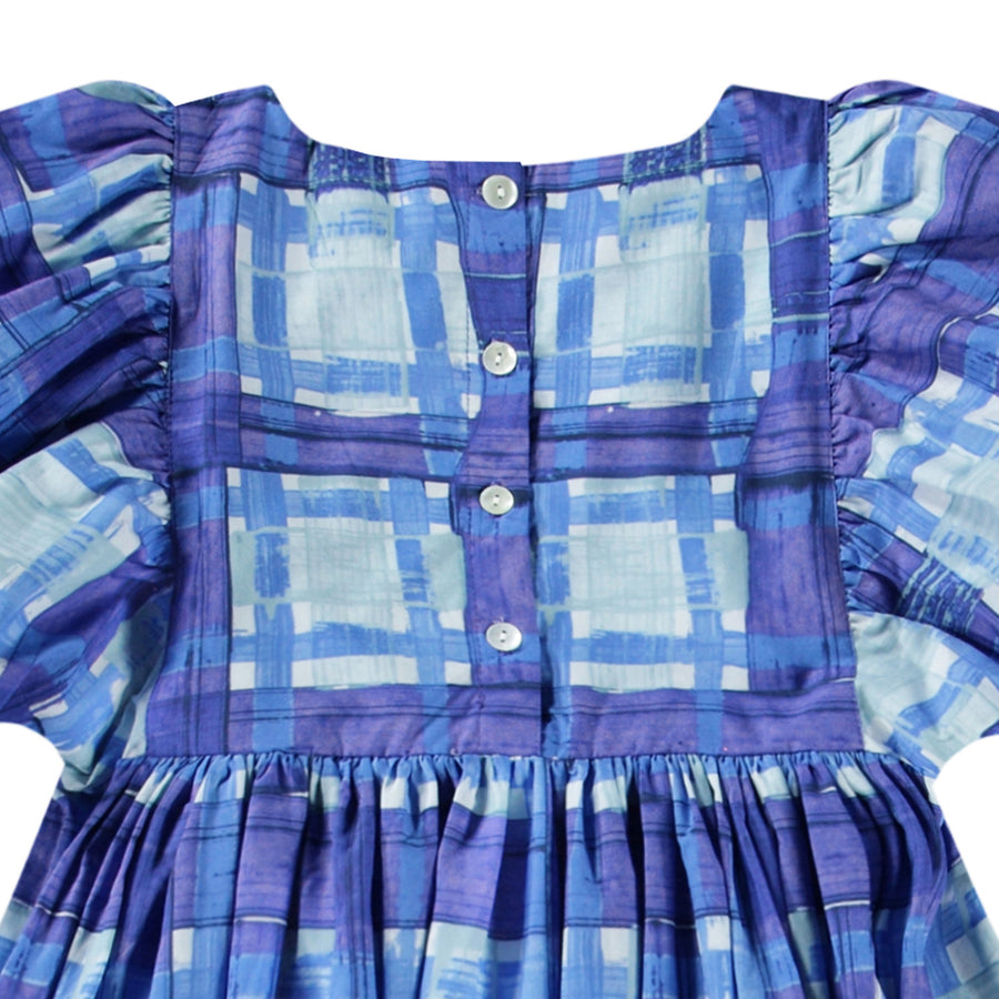Dress Calyita Blue Checks