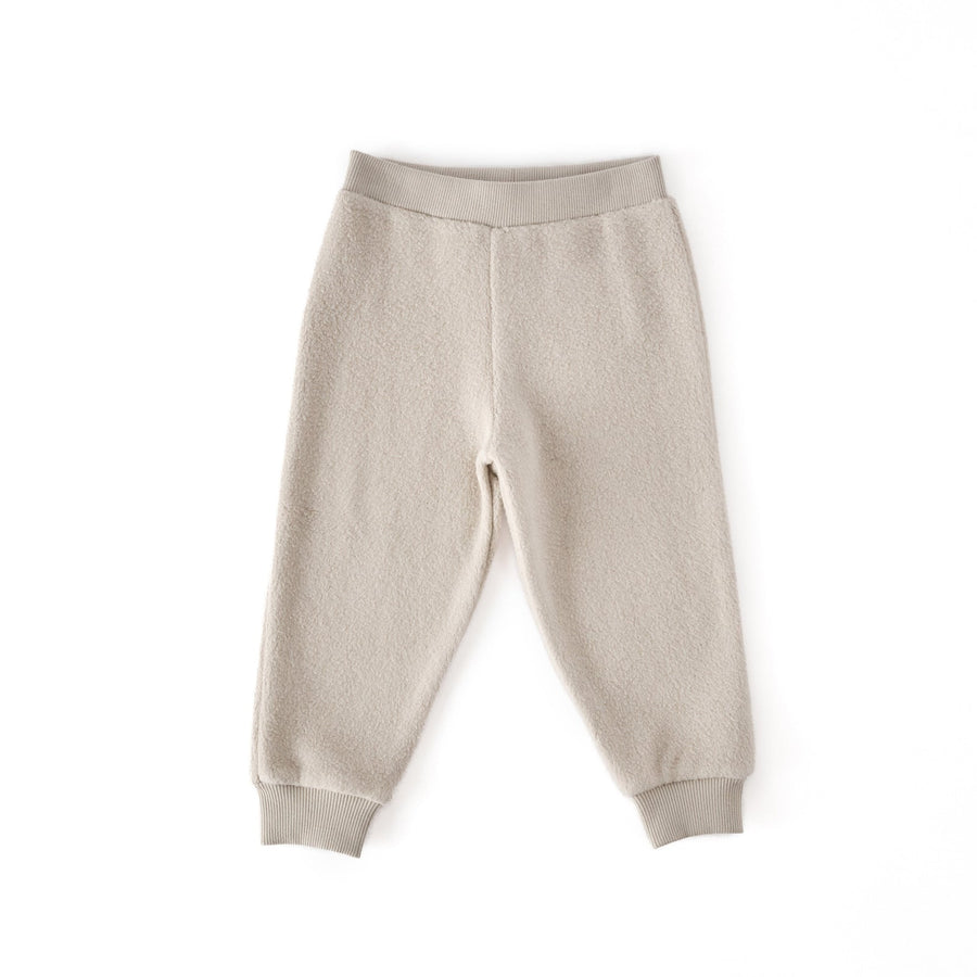 Teddy Fleece Jogger - Stone