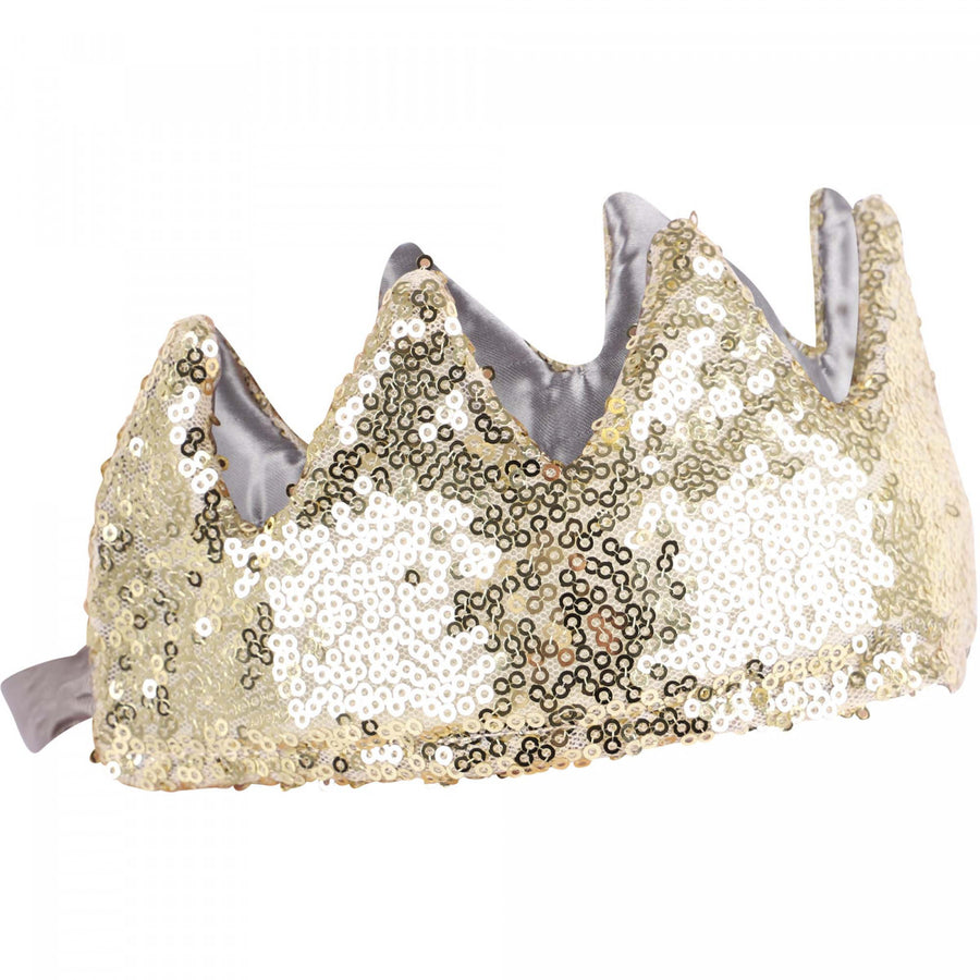 Sequin Crown-Gold