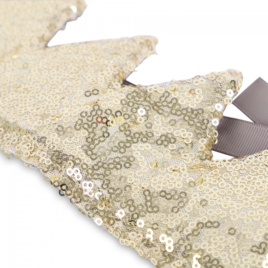 Sequin Crown-Gold