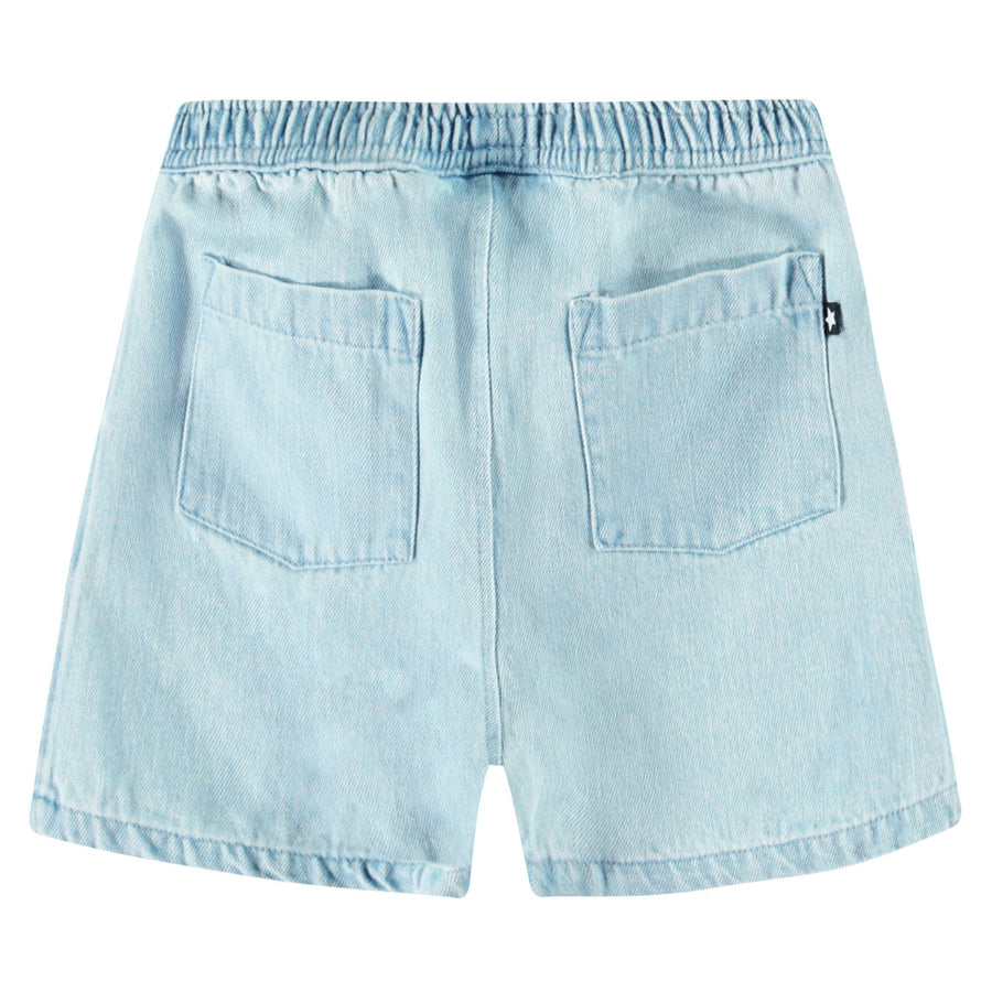 Woven pants Shine Misty Denim