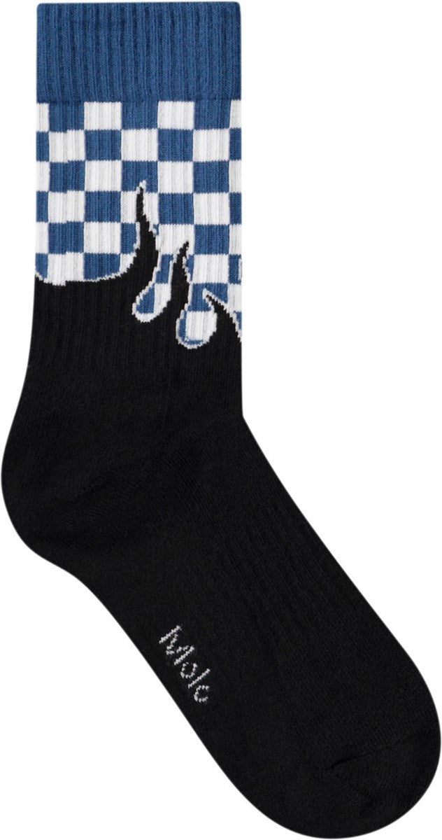 Socks Norman Blue Flames