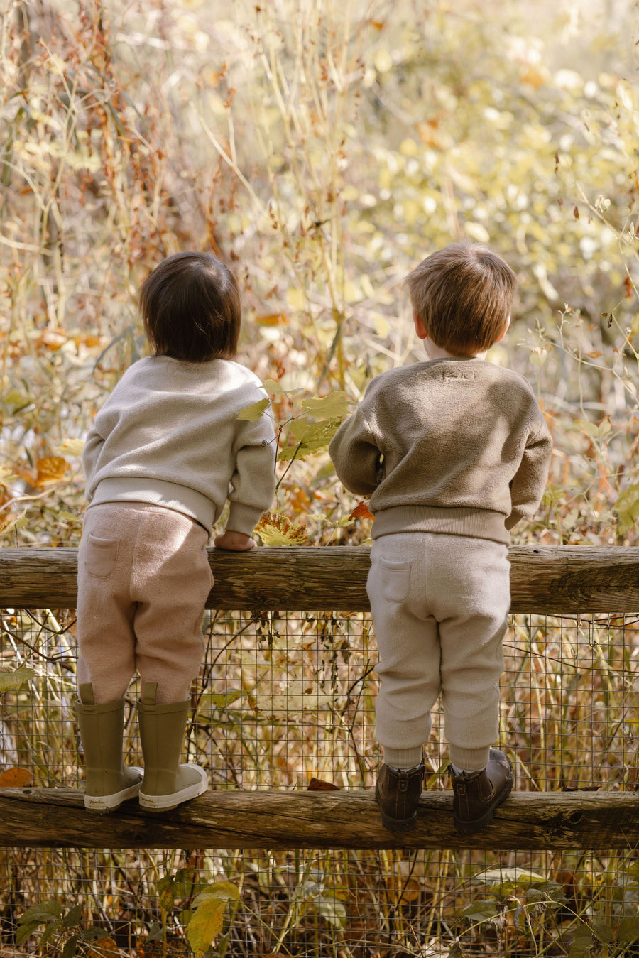 Teddy Fleece Jogger - Stone