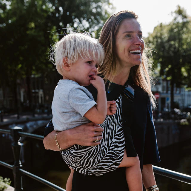 Toddler Carry Premium Black Zebra