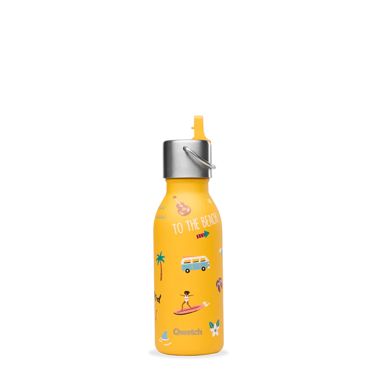 Bouteille Isotherme Inox - Kids - Honolulu - Curry - 350ml d'hydratation durable