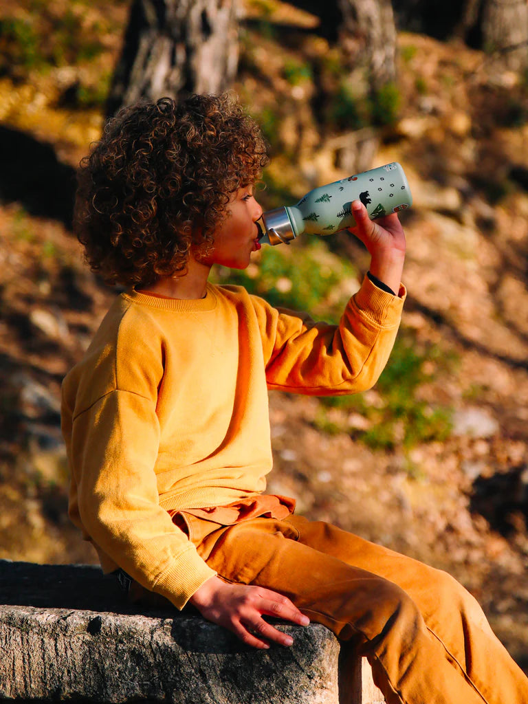 Bouteille Isotherme Inox - Kids - Yosemite - Vert Tilleul - 350ml d'hydratation durable