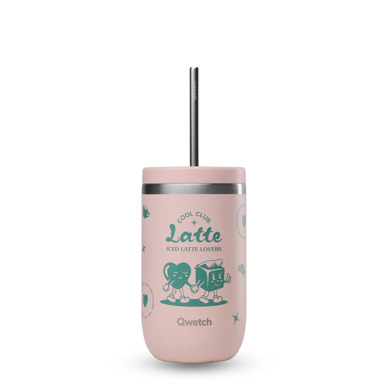 Cold Cup Isotherme Inox - Cool Club - Rose - 470ml d'hydratation durable