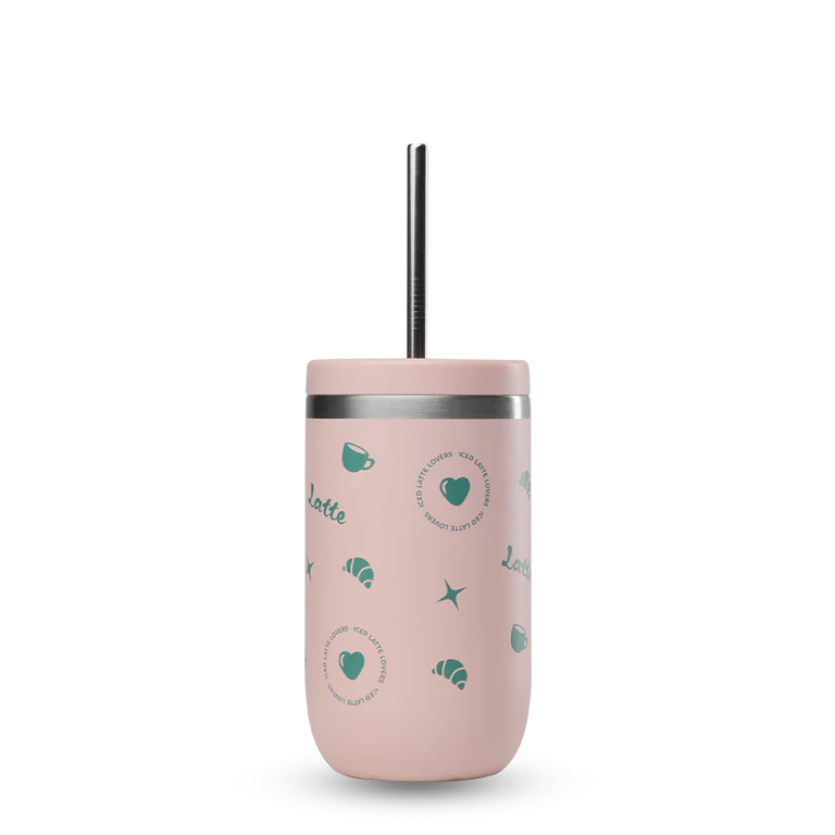 Cold Cup Isotherme Inox - Cool Club - Rose - 470ml d'hydratation durable