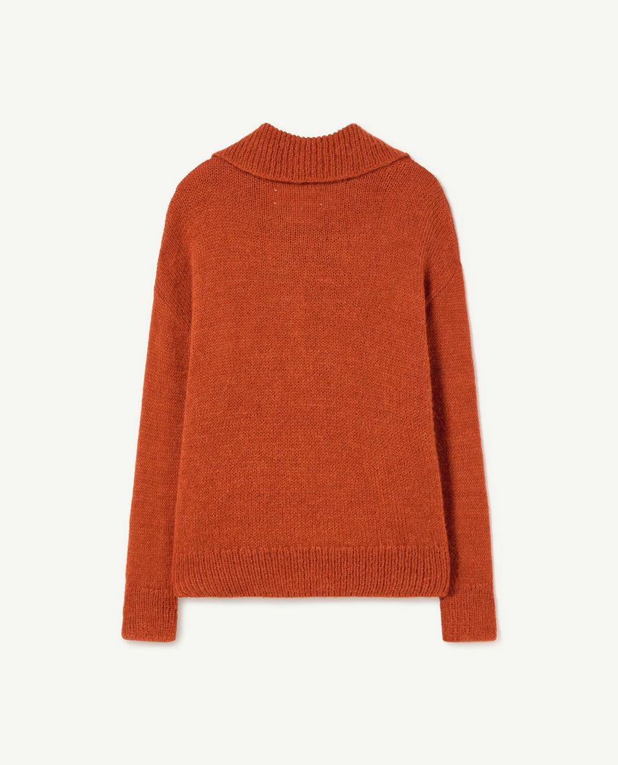 Raven Kids Sweater Deep Orange