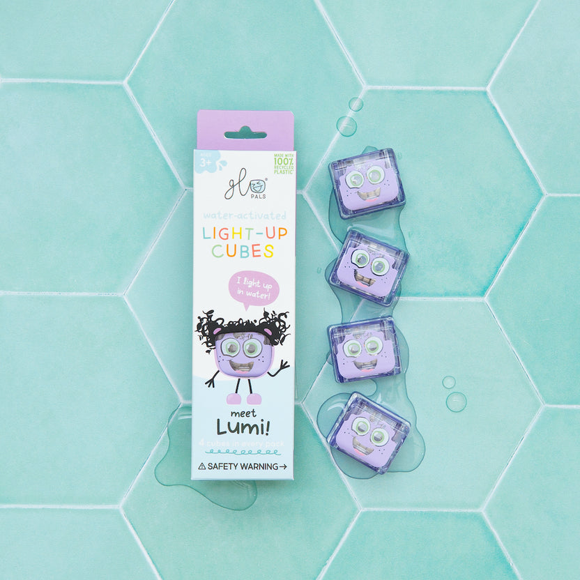 Lumi Light-Up Cubes Purple