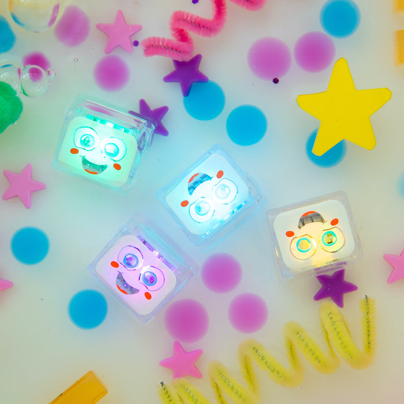 Party Light-Up Cubes White