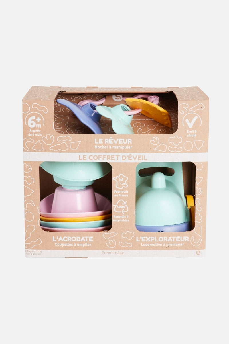 Coffret Trio rose et vert