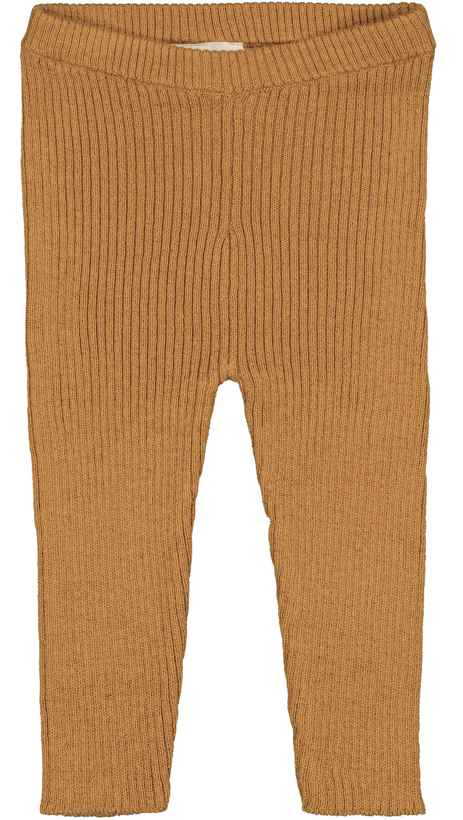 Leggings Chat Knitted Wool Blend Saffron