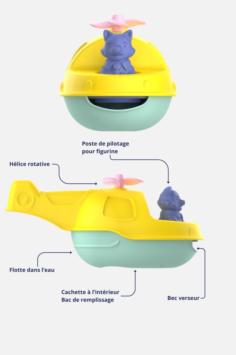 Mon premier Helicoptère modulable Jaune