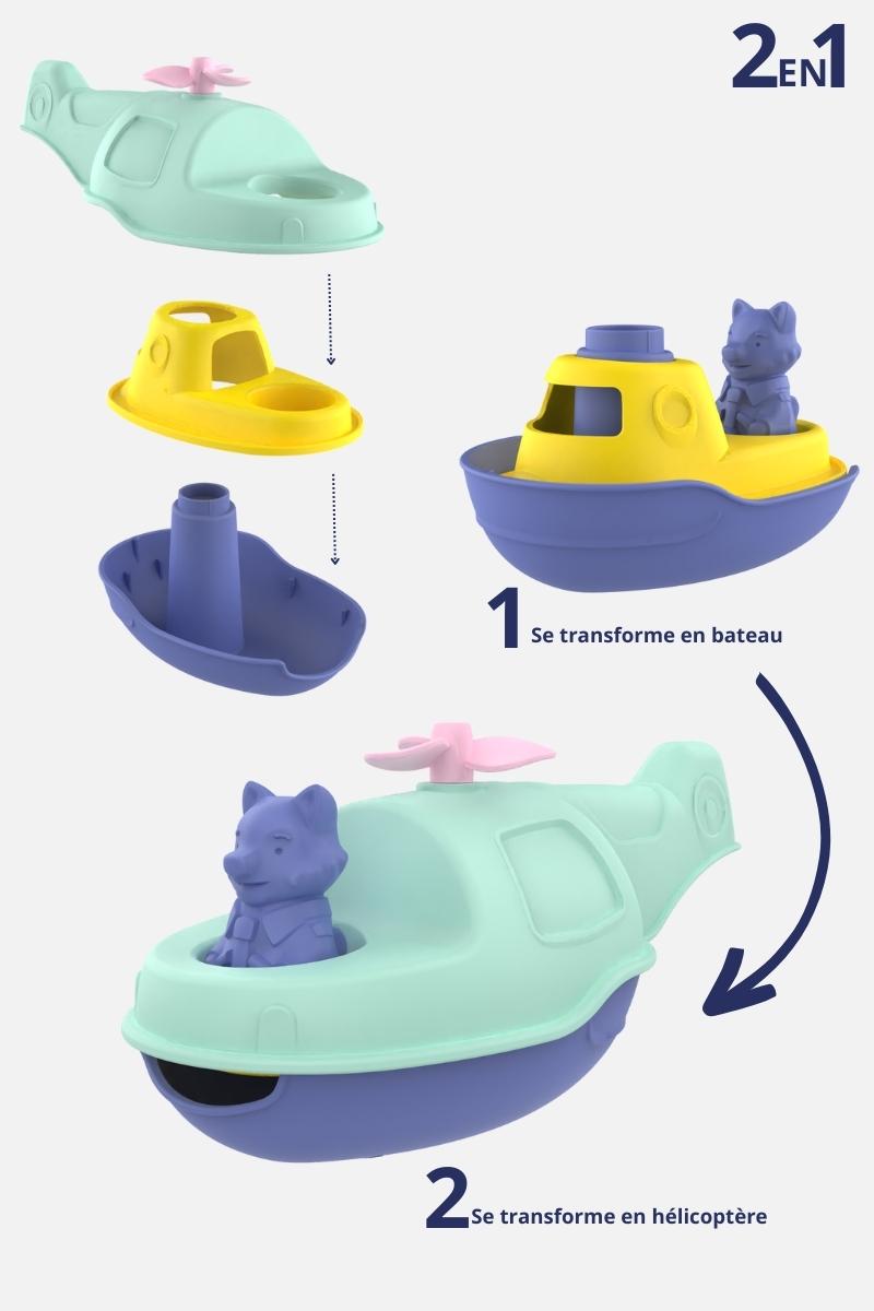Mon premier Helicoptère modulable Turquoise