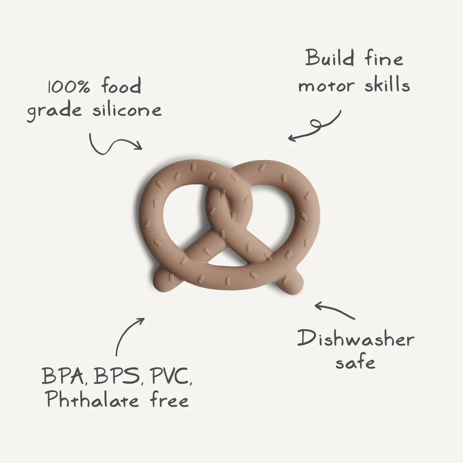Teether Pretzel - Natural