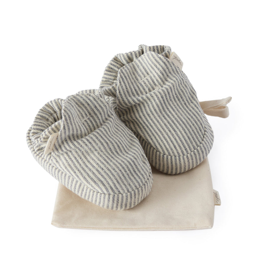 Baby Bootie - Railroad Stripe