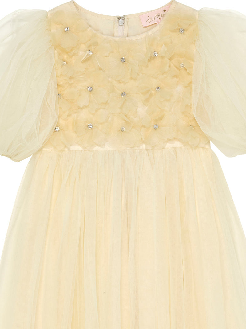 Camellia Tulle Dress Daffodil