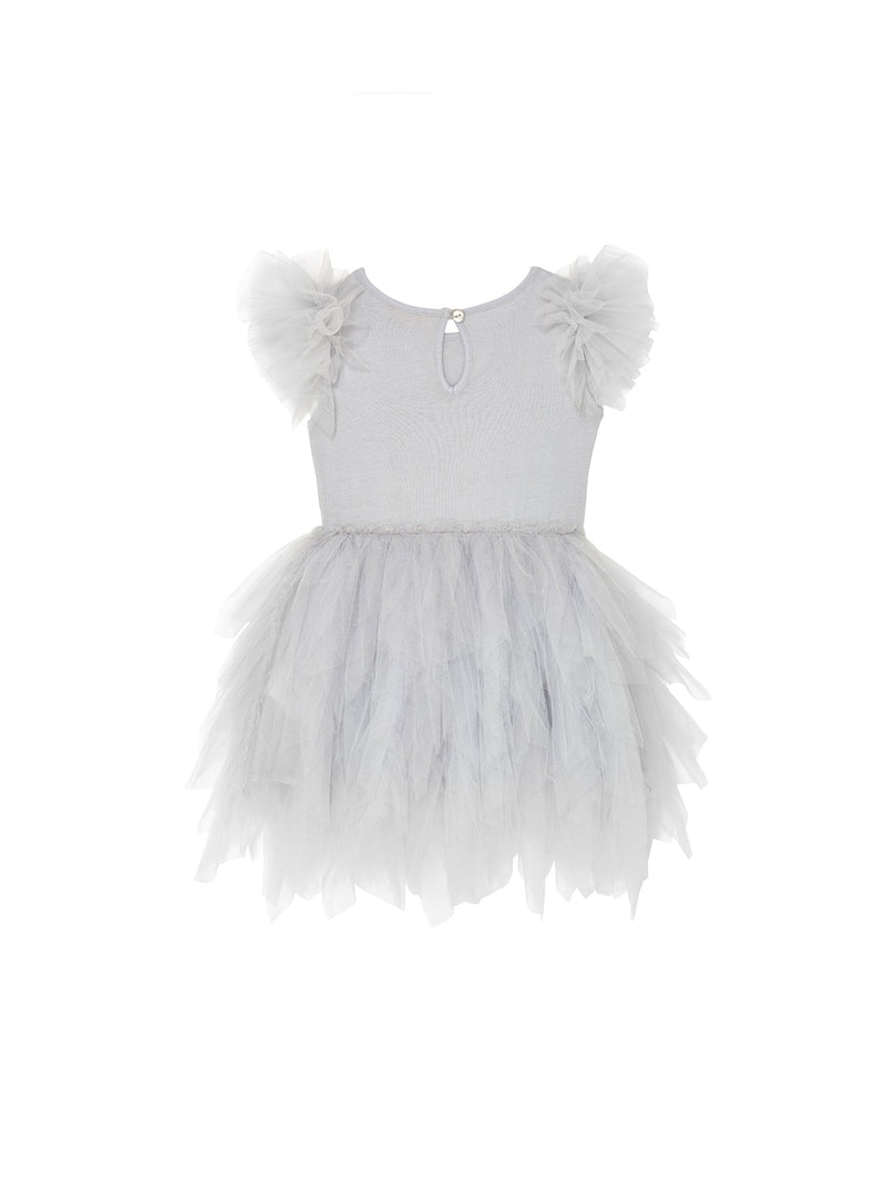 Bebe Hall Of Mirrors Tutu Dress Silverlite