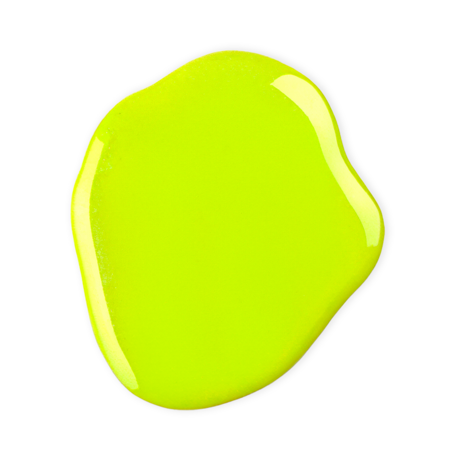 Waterbased Nail Polish Kids - Neon Yellow - Pineapple Scent
