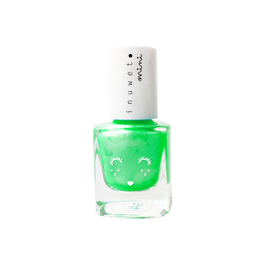 Waterbased Nail Polish Kids - Neon Green - Watermelon Scent