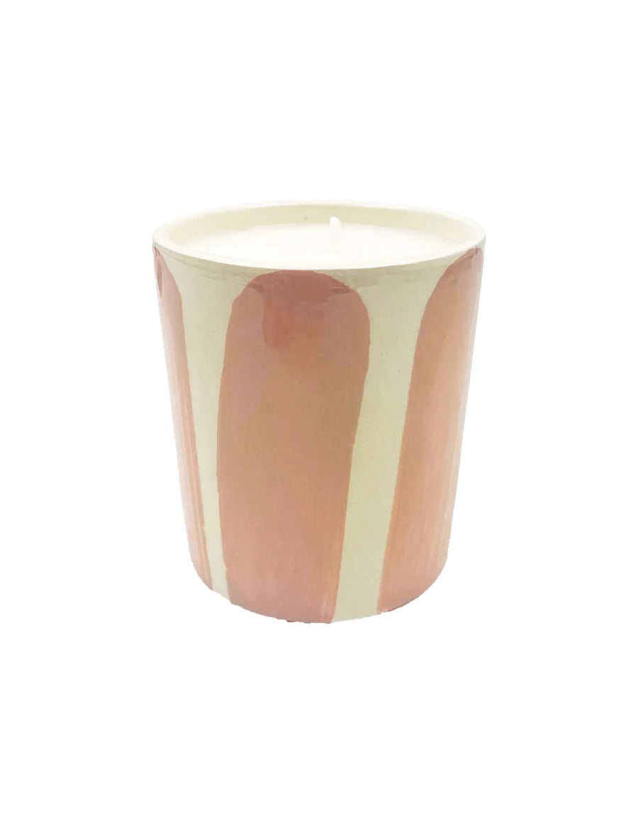 Bougie Céramique Émaillée Parfum Figue & Fleurs D'Abricotier