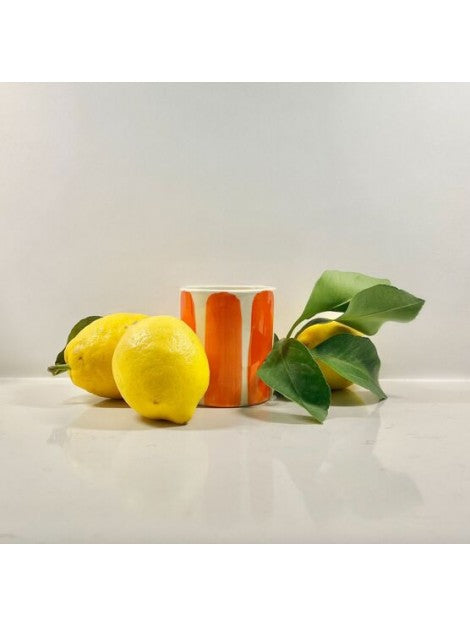 Bougie Céramique Émaillée Parfum Fleurs D'Oranger
