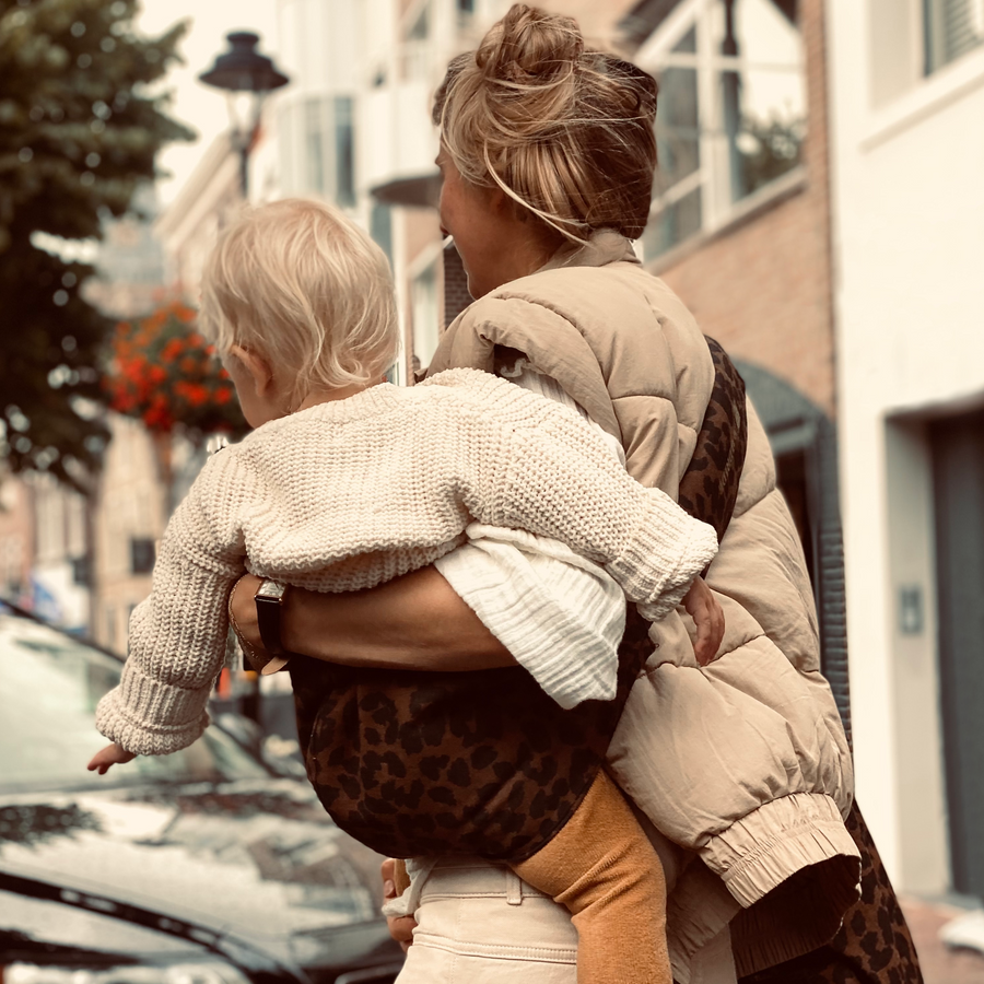 Toddler Carry Print Brown Leopard
