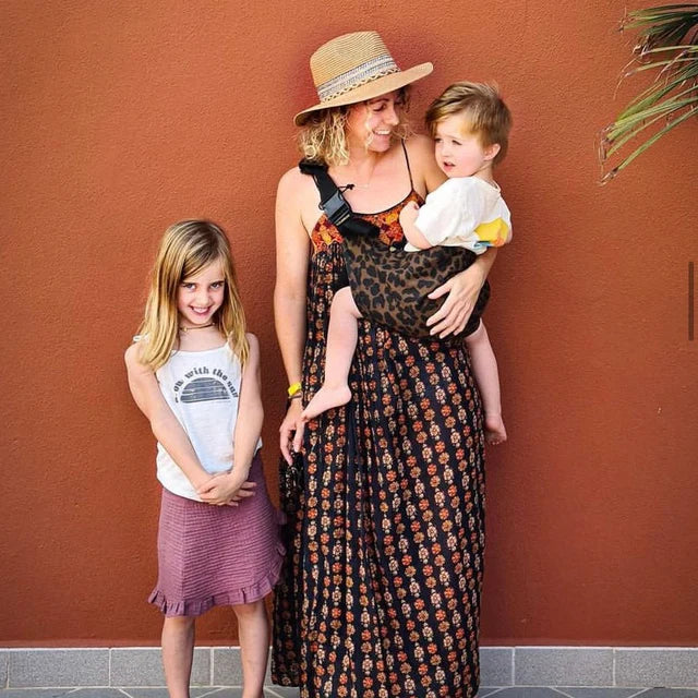 Toddler Carry Print Brown Leopard