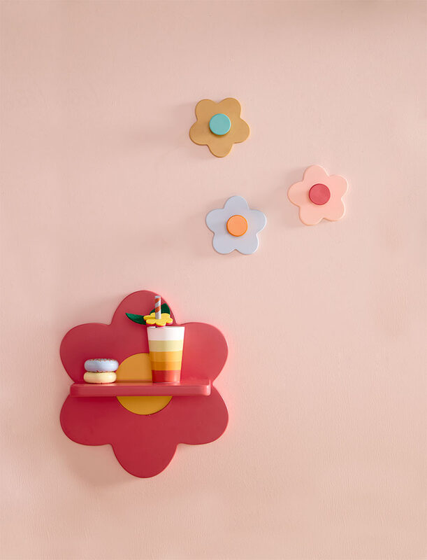 patère hook fleur mix 3pcs