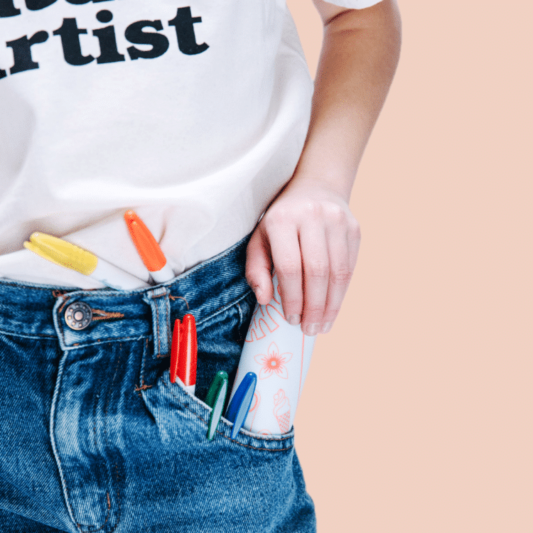 Mini Coloriage Réutilissable : Poney Club