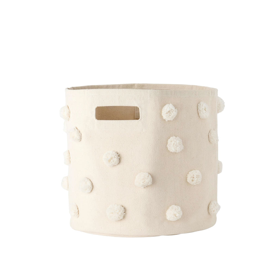 Storage Bin Pom Pom Basket - Bin - Natural