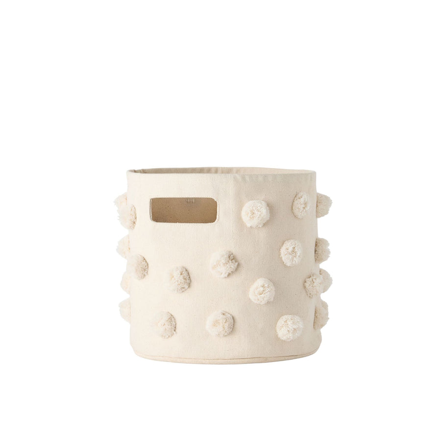 Storage Bin Pom Pom Basket - Pint - Natural