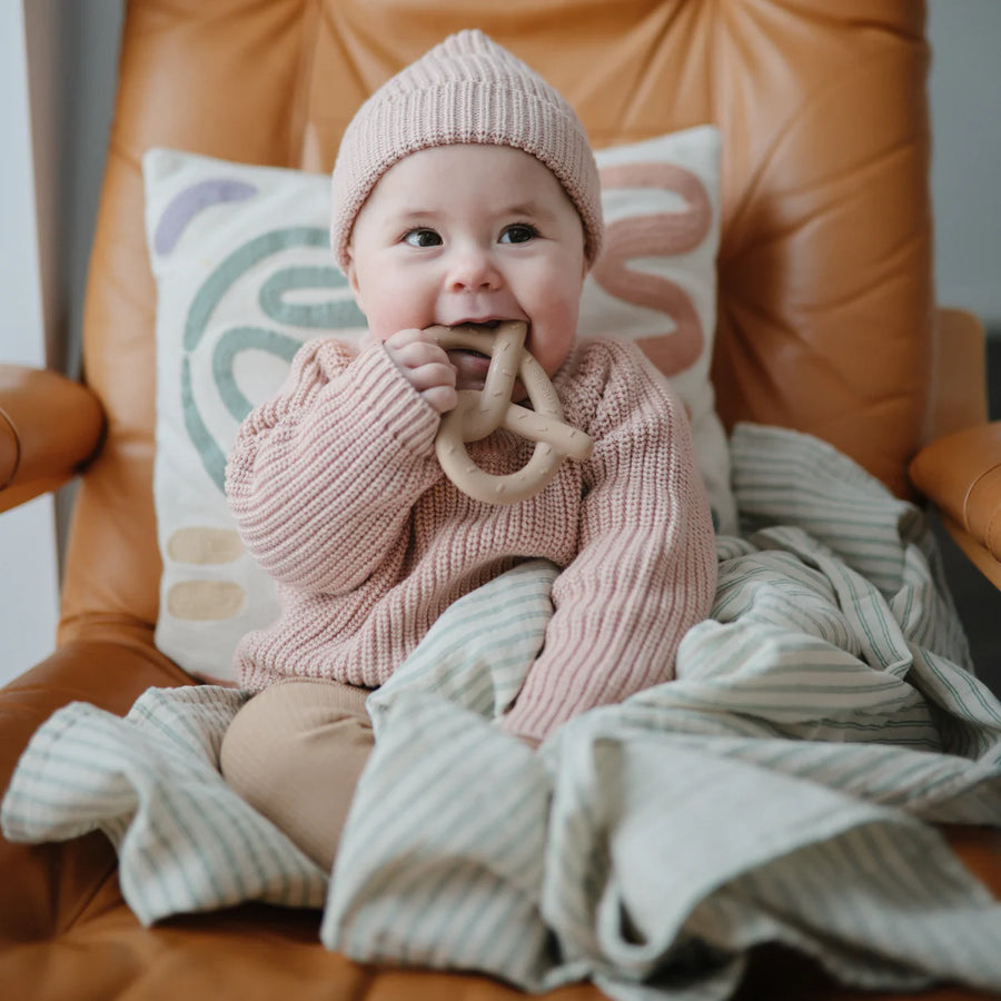 Teether Pretzel - Natural