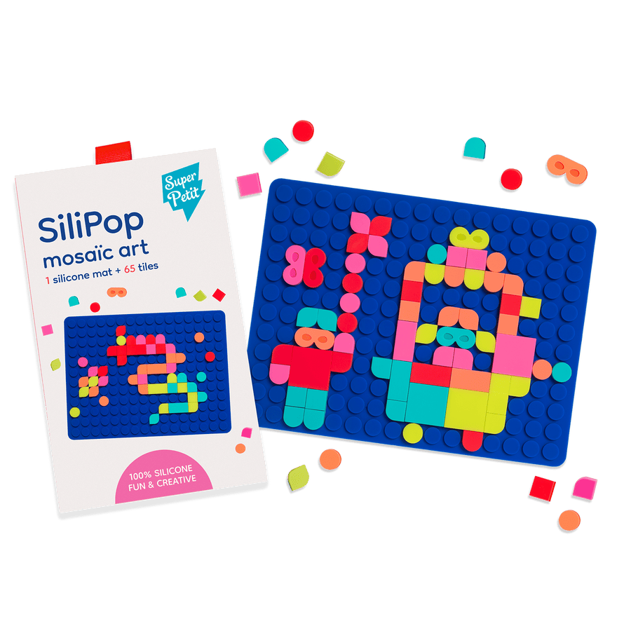 Silipop Bleu – Jeu Creatif De Mosaïques À Clipser